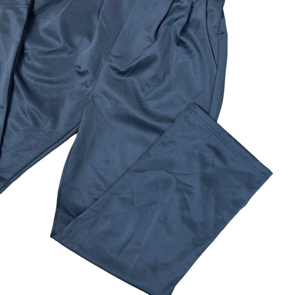 Women Dress Pants Size XS P Black High Rise Elastic Waist Leg Straight Stretch - Picture 3 of 9